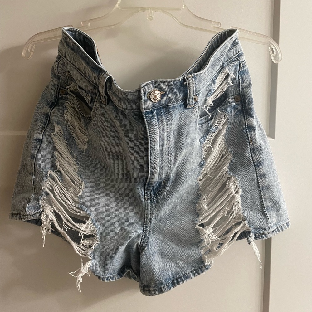 American Eagle High Waisted Jean Shorts